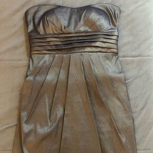 Nightway silver/grey metallic dress